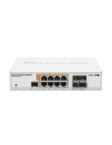 Mikrotik CRS112-8P-4S-IN мрежов суич...